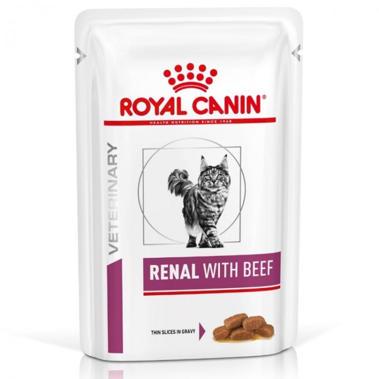 Royal Canin Renal with Beef, 1 plic x 85 g