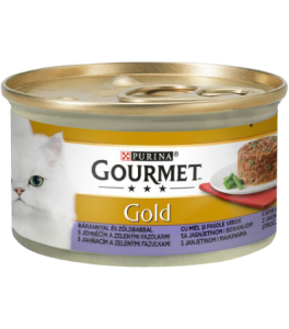 Gourmet gold bucatele in sos, miel si fasole 85 gr