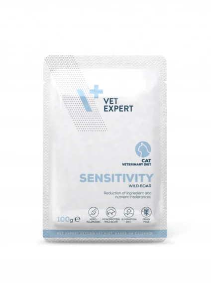 4T Dieta umeda Sensitivity cat, plic 100 g