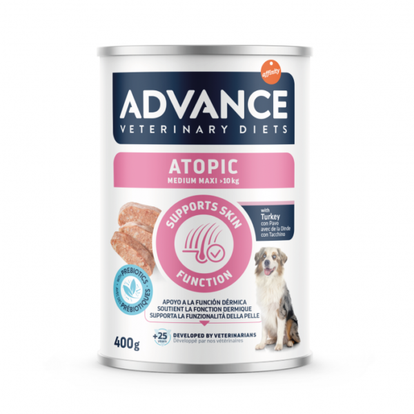 Advance conseerva Atopic 400gr – Dietă dermatologică pentru câini