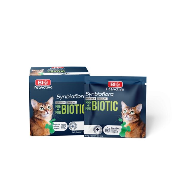 Bio Synbioflora 30x30gr pliculete Pre&Probiotics pentru Pisici