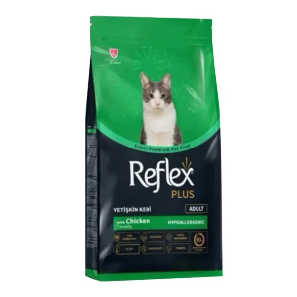 Reflex Plus Adult Pui15kg – Hrană uscată premium pentru pisici adulte